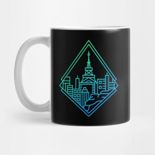 Paris City Line Mug